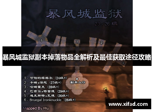 暴风城监狱副本掉落物品全解析及最佳获取途径攻略
